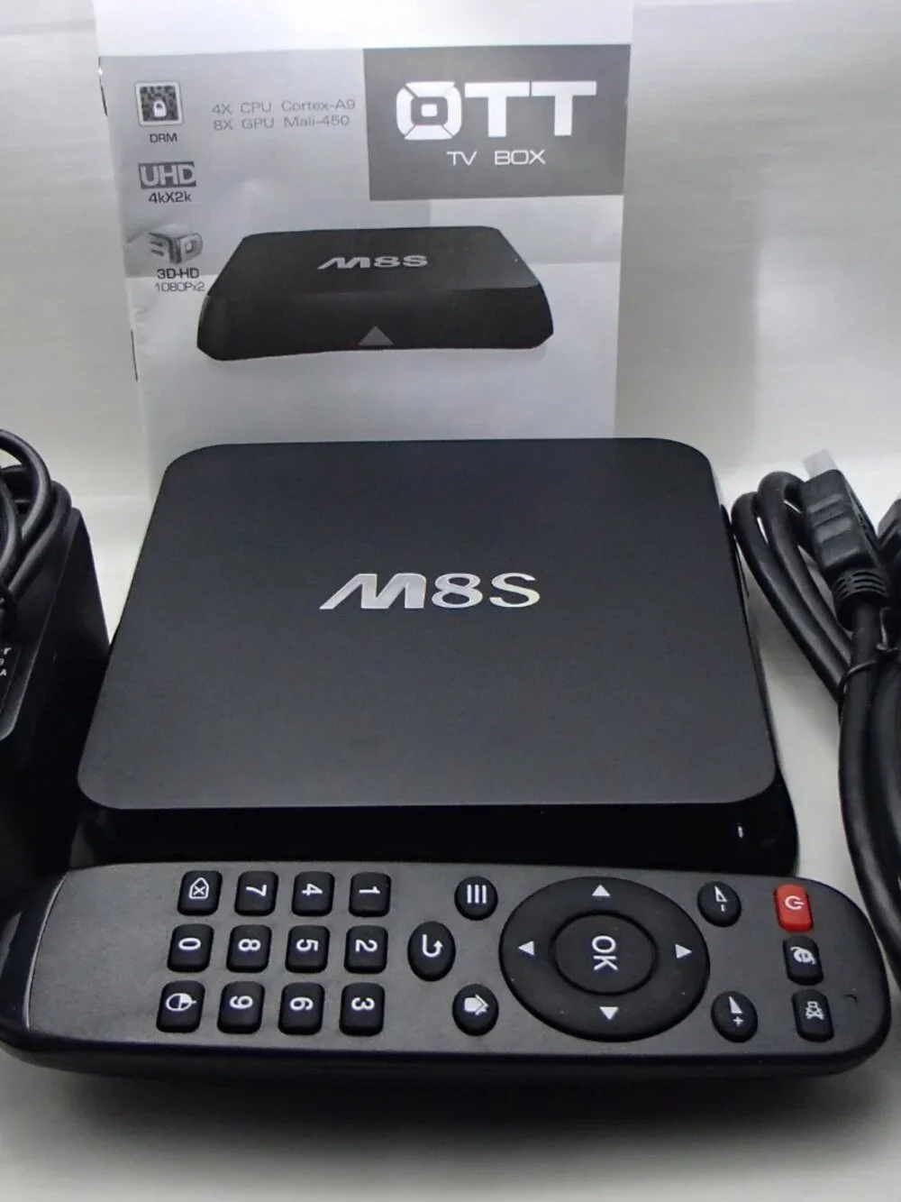 Ott tv box hevc M8S 80p streaming media - Picture 1 of 6